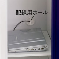 Ceha　OAスチールミニロッカー　オーク×ホワイト　1台（わけあり品）