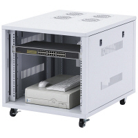 サンワサプライ　小型19インチサーバーラック（9U）　奥行700mm　（直送品）