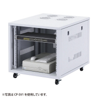 サンワサプライ　小型19インチサーバーラック（9U）　奥行800mm　（直送品）