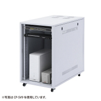 サンワサプライ　小型19インチサーバーラック（18U）　奥行900mm　（直送品）