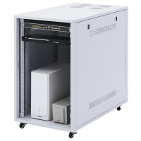 サンワサプライ　小型19インチサーバーラック（18U）　奥行1000mm　（直送品）