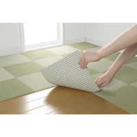 サンコー 撥水おくだけタイルマット アイボリー KH-95 1組(20枚入)