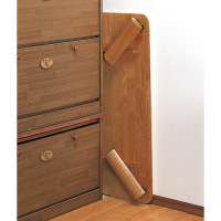 ファミリー・ライフ　木製収納式折れ脚テーブル　ブラウン　幅900×奥行600×高さ330mm　1台　（直送品）