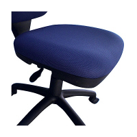 SOHOチェア FZCシリーズ オフィスチェア 布張り 肘無し ブラウン FZC-16BR 1脚　くろがね工作所　（直送品）