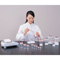 上園容器 スチロール棒瓶(標本瓶) 70mL 5-090-07 1セット(30本)（直送品）