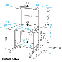 サンワサプライ パソコンラック　RAC-EC31　（直送品）
