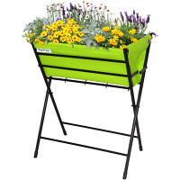 タカショー　ベジトラグ　ポピー　プランター　幅650mm　ライムグリーン　（直送品）