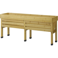 タカショー　ベジトラグ　ウォールハガー　プランター　Lサイズ　幅1800mm　ブラウン　（直送品）