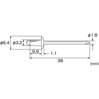 ロブテックス NSA4ー4 リベット NSA44 1箱