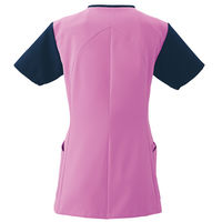 フォーク レディスジップスクラブRパープル×Dネイビー3L HI701-10 1枚　スクラブ（直送品）