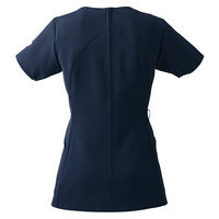 フォーク レディススクラブ Dネイビー×ストエカス M HI702-12 1枚　スクラブ（直送品）