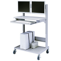 サンワサプライ　パソコンラック　液晶モニタラック　幅750mm　RAC-LC750N　（直送品）