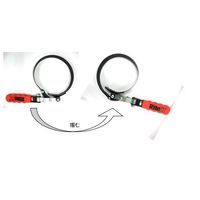 エスコ 92ー111mm オイルフィルターレンチ EA604AH-24 1セット(3丁:1丁×3個)（直送品）