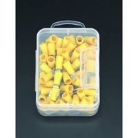 エスコ 1.25ー4.0 [丸形]絶縁圧着端子(200個) EA538MB-32 1セット(800個:200個×4パック)（直送品）