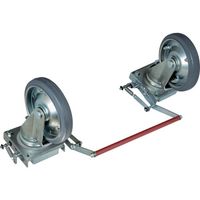 トラスコ中山 TRUSCO プレス製台車 ドンキーカート500番用 ブレーキ自在車輪付 500NJB 1台 414-5569（直送品）