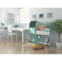 充英アート EVAランドセルラック KRJ-33HO 幅327mm オレンジ 1台　（直送品）