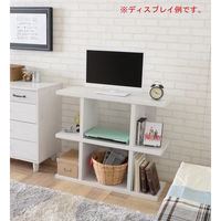 佐藤産業 フィズシェルフ 幅900×高さ765mm ホワイト FZ80-90WH 1台　（直送品）