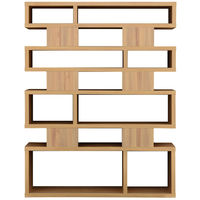 佐藤産業 ライクシェルフ（タイプTK） 幅1200×高さ1550mm ダークナチュラル LK155-120TK_DNA 1台　（直送品）