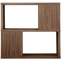 佐藤産業 ライクシェルフ（タイプS） 幅900×高さ840mm ライトブラウン LK90-90S_LBR 1台　（直送品）