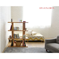 佐藤産業 フィズシェルフ 幅900×高さ1133mm ダークナチュラル FZ120-90DNA 1台　（直送品）