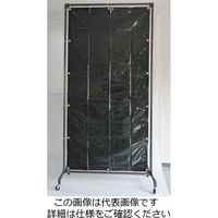 エスコ 1000x2150mm 溶接作業フェンスセット(ダークグリーン) EA334BE-20G 1セット（直送品）