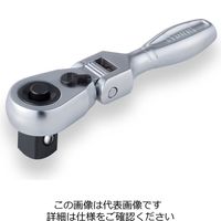 エスコ 1/2”DRx110mm ラチェットハンドル(首振り) EA618KA-5A 1個（直送品）