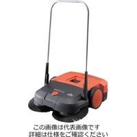 エスコ 740x760x900mm 手押しスイーパー EA899GR-2 1台（直送品）