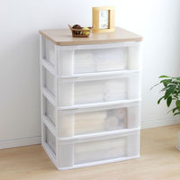 アイリスオーヤマ ウッドトップチェスト W654P 1台