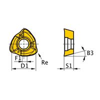 三菱マテリアル カッタ用インサート JDMT09T320ZDSRーJM:VP15TF 1セット(10個)（直送品）