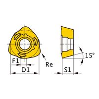 三菱マテリアル カッタ用インサート JDMT140520ZDSRーST:VP15TF 1セット(10個)（直送品）