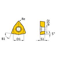 三菱マテリアル 旋削用インサート(ポジ) WBMTL30204RーMV:VP45N 1セット(10個)（直送品）