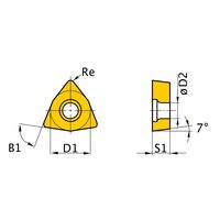 三菱マテリアル 旋削用インサート(ポジ) WCMTL30202:MP3025 1セット(10個)（直送品）