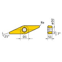 三菱マテリアル 旋削用インサート(ポジ) XCMT150308ーSVX:VP15TF 1セット(10個)（直送品）