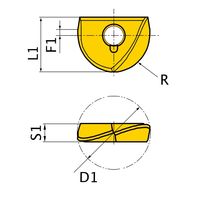 三菱マテリアル カッタ用インサート SRFT20:VP15TF 1セット(2個)（直送品）