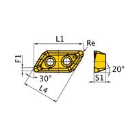 三菱マテリアル カッタ用インサート XDGX175030PDFRーGL:LC15TF 1セット(10個)（直送品）