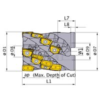 三菱マテリアル VFX5形エンドミル VFX5ー050X03A026R 1個（直送品）