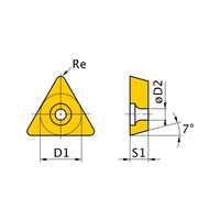 三菱マテリアル PCDインサート(ポジ) TCGW060102:MD220 1個（直送品）