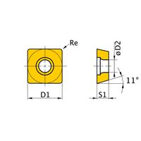 三菱マテリアル 旋削用インサート(ポジ) SPMT120308:NX2525 1セット(10個)（直送品）
