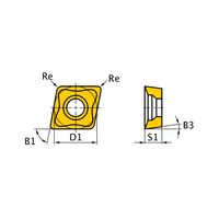 三菱マテリアル 旋削用インサート(ポジ) CCMX09T308ENーB:F7030 1セット(10個)（直送品）