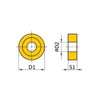 三菱マテリアル 旋削用インサート(ネガ) RNMG120400:UE6020 1セット(10個)（直送品）