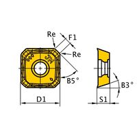 三菱マテリアル カッタ用インサート SEMT13T3AGSNーJM:F7030 1セット(10個)（直送品）