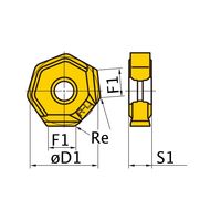 三菱マテリアル カッタ用インサート WNEU2006ZEN7CーWK:MC5020 1セット(10個)（直送品）