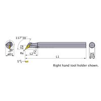 三菱マテリアル ディンプルバー FSVPB3020Rー11S 1個（直送品）