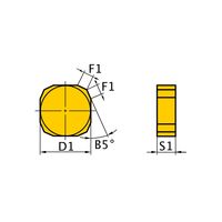 三菱マテリアル SMGバイト用インサート SNC43B2S:UTI20T 1セット(10個)（直送品）