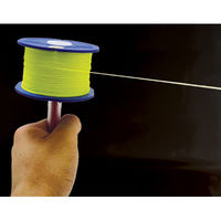 シンワ測定 ポリエステル水糸 リール巻 太 0.8mm 270m 蛍光イエロー 78478 1セット(10個)