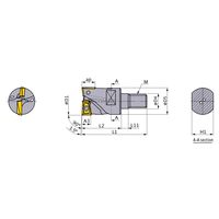 三菱マテリアル AQX形エンドミル AQXR332M16A40 1個（直送品）