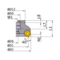 三菱マテリアル AHX型正面フライス AHX640WL08010C 1個（直送品）
