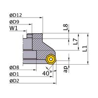 三菱マテリアル AHX型正面フライス AHX640WL10014D 1個（直送品）