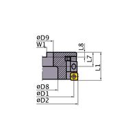 三菱マテリアル フライス用カッター FF3000R0602F 1個（直送品）