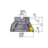 三菱マテリアル フライス用カッター NF10000R0306C 1個（直送品）